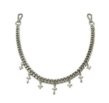 Dangling Cross Gold/Silver/Black Cuban Link Hip-hop Unisex Jeans Pants Chain