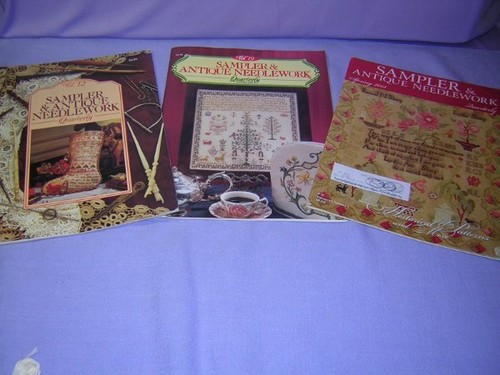 3 Sampler & Antique Needlework Quarterly 1993 2000 2003