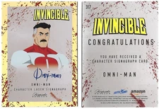 INVINCIBLE 2025 KEEPSAKE PREMIERE EDITION OMNI-MAN CHARACTER SIGNAGRAPH 317