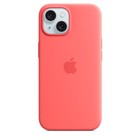 Genuine / Official Apple iPhone 15 Silicone Case / Cover - Guava (Pink) - New
