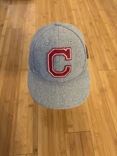 Chick Fil A Doodles Wool Blend Hat Authentics Gray Embroidered Cap Logo