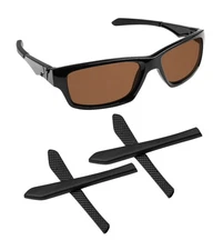 Black Replacement Ear Socks for Oakley Jupiter Squared OO9135 Temple Tips