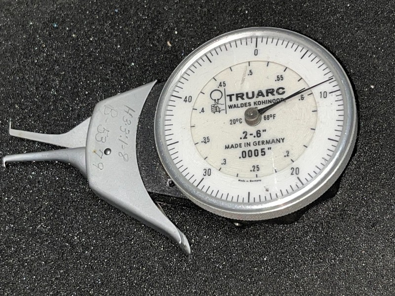 TRUARC .200-.600”, Internal Dial Caliper .” Made In Germany Waldes Kohinoor Inc