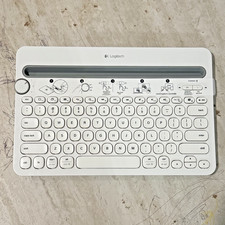 Logitech K480 Bluetooth Multi-Device Wireless Keyboard White PC Mac Tablet Phone