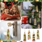 30 Pcs Book Christmas Tree Ornament Acrylic Bookworm Christmas Decorations Bo.