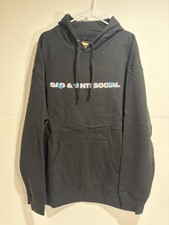 ANTI SOCIAL SOCIAL CLUB SADBOYZ - SAD  ANTI SOCIAL XXL HOODIE BLACK NEW w/ TAGS