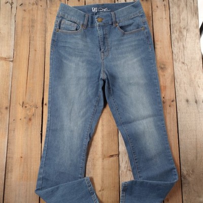 Diane Gilman DG2 Damen Jeans Infinity Stretch Slim Fit Mid Rise Blau Gr. 8