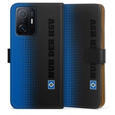 Klapphülle für Xiaomi 11T 5G  Handytasche Lederhülle Tasche HSV Logo transparent