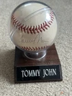 TOMMY JOHN SIGNED AUTOGRAPHED MLB BASEBALL AUTO YANKEES WHITE SOX DODGERS ANGELS
