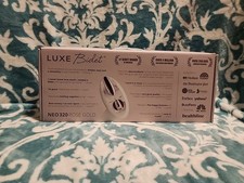 LUXE Bidet NEO 320 - Warm Water, Dual Nozzle, Self-Cleaning, Rose Gold