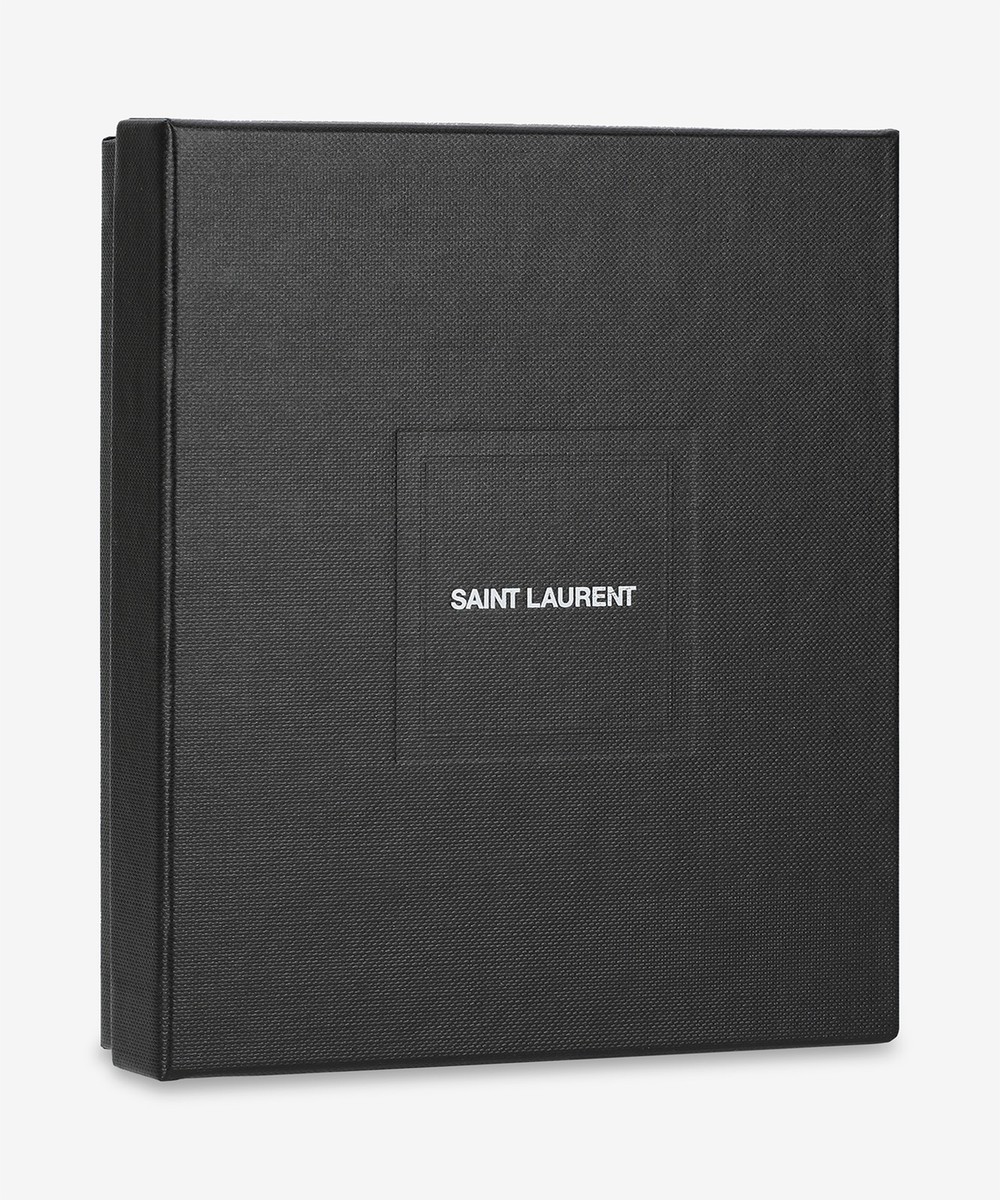 SAINT LAURENT Signature Logo East-West Wallet Light musk | eBay