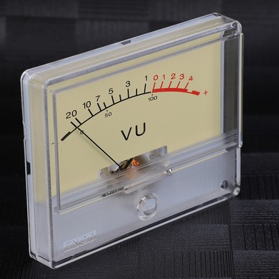 T-90 High Accuracy DB Amplifier Level VU Meter Header Mit Light Bulb Audio AK
