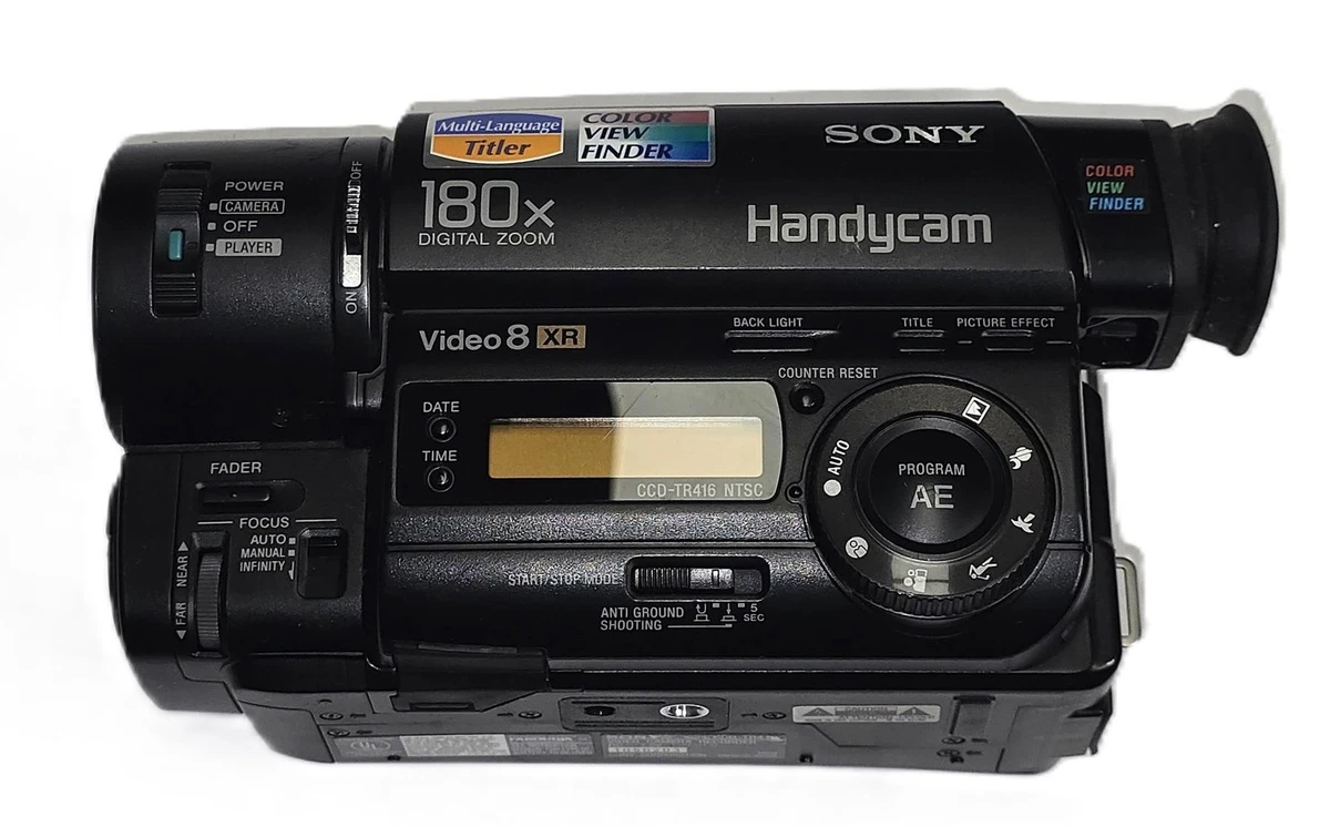 Sony Video 8 Camcorders 180x Digital Zoom for sale - eBay