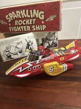 FLASH GORDON - SPARKLING ROCKET FIGHTER SHIP - Schylling Friction Powered