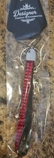 BLING LANYARD SPARKLE RHINESTONES RED WRISTLET