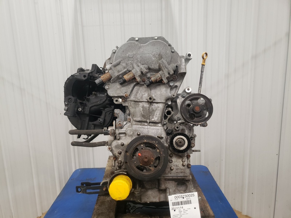 2013 NISSAN ALTIMA 2.5 Engine Motor QR25DE 129,667 Miles No 2013 NISSAN ALTIMA 2.5 Engine Motor QR25DE 129,667 Miles No