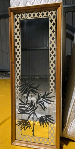 Vintage Bamboo with Palm Design Picture Mirror, Stylish Decoration, Wall Art - Picture 2 of 17