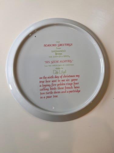 Vintage Shenango Holiday 12 Days of Christmas Plates Dick Litzel 1960s-1970s - Picture 36 of 49