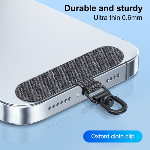 Phone Lanyard Patch 360° Rotatable Phone Clip Lanyard Replacement Metal Gasket - 第 20/62 張圖片
