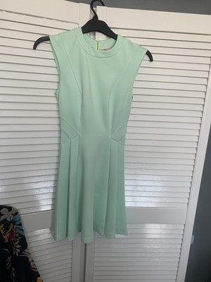 ted baker green skater dress