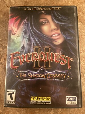 Everquest II The Shadow Odyssey (PC DVD-ROM 2009) Complete in Box- EXCELLENT