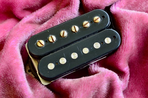 Vintage 1960 Gibson Double Black Patent Number PAF 8.04k Pickup Les Paul STD 59