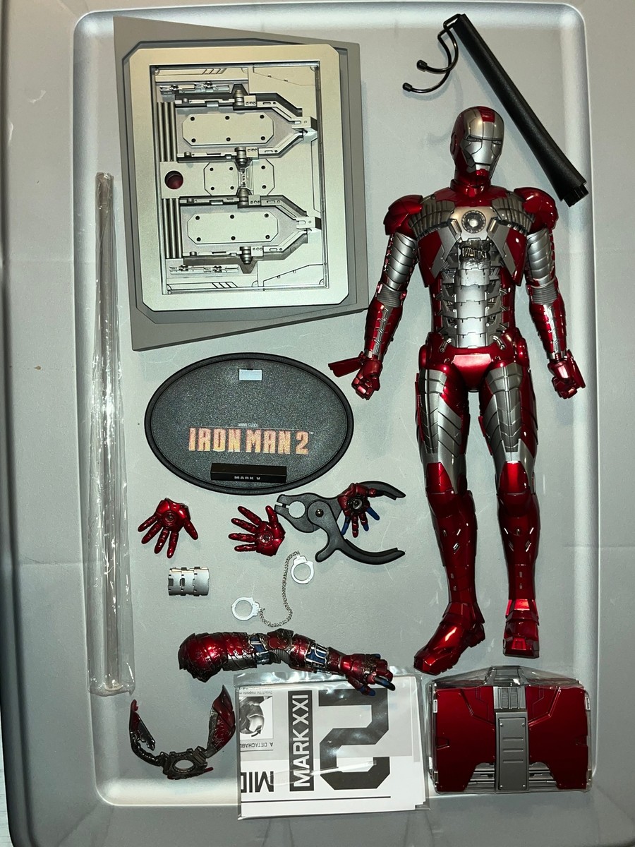 未開封　ホットトイズ　HOT TOYSアイアンマン マーク5 Amazon.co.jp: Hot Toys 1:6 アイアンマン マークV - MMS