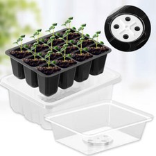 10-Pack Seed Trays 120 Cells Seedling Starter Tray