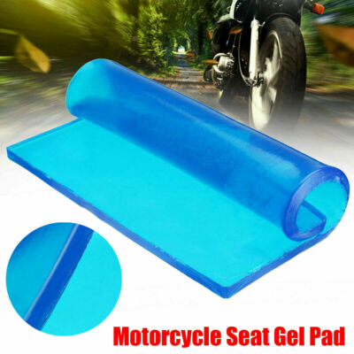Comfort Motorcycle Seat Gel Pad Blue Shock Absorber Mats Cushion DIY