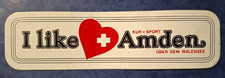 Aufkleber I like Amden über dem Walensee, 20...