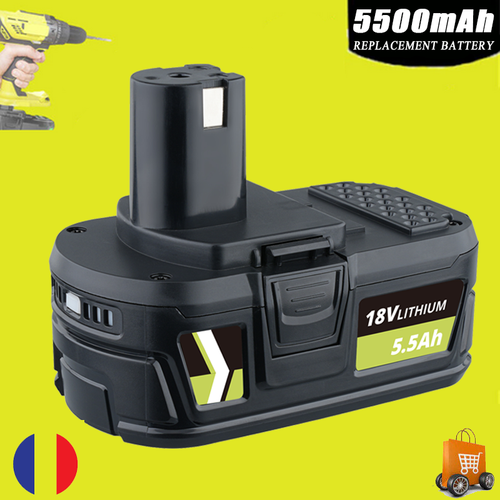 18V Pour batterie RYOBI 9Ah ONE & Plus batterie au lithium RB18L50 P108 P109 7Ah - Photo 11/27