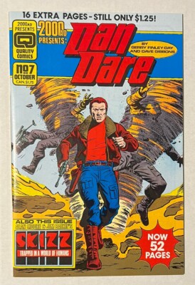 Dan Dare #7 1986 Quality Comics Comic Book - We Combine Shipping