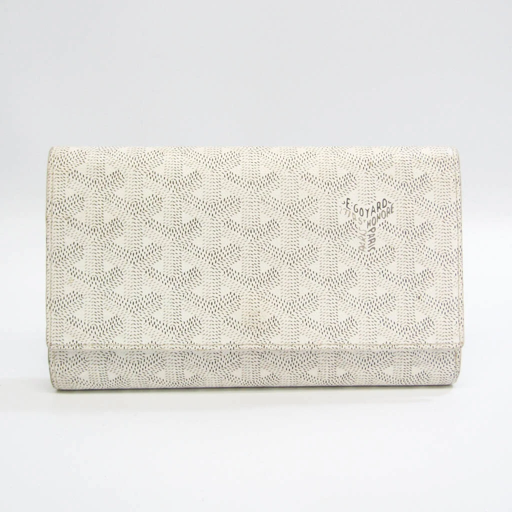 Goyard Grey Goyardine Coated Canvas Varenne Continental Wallet Goyard