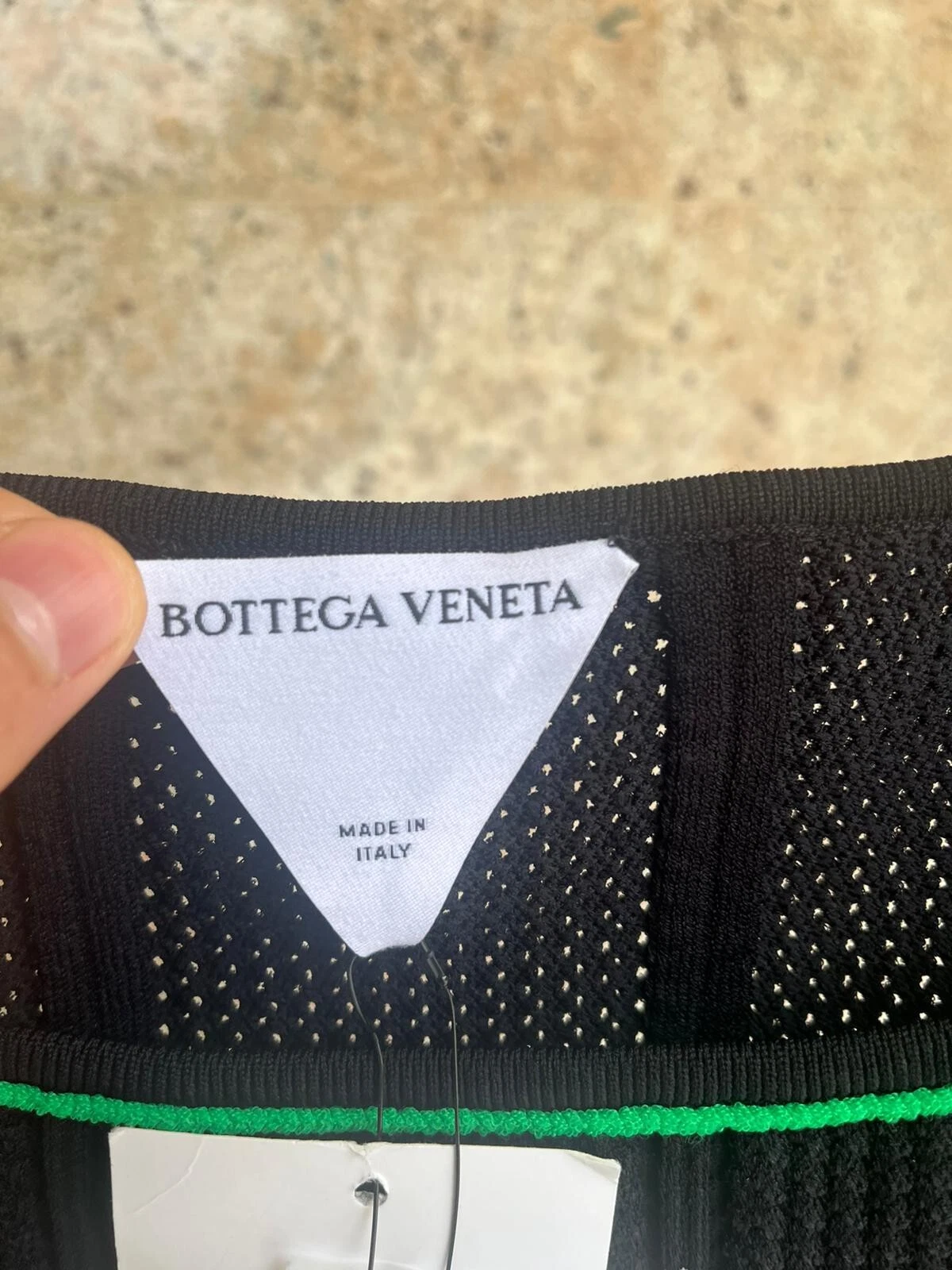 Abito Bottega Veneta LW Viscosa Loops nero Nuovo con etichette M