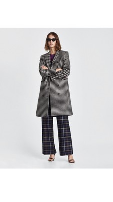 zara gingham jacket