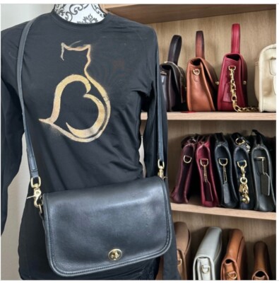 Vintage Coach Navy Pocket Purse 9755 | eBay