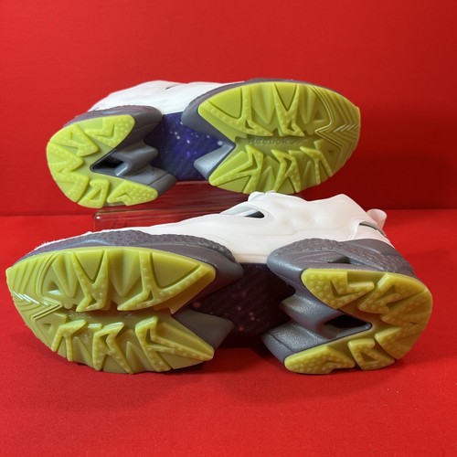 Reebok Men's Instapump Fury 95 White/Gray. Sz 8.5M /10W GLOW IN DARK SOLE - Picture 4 of 7