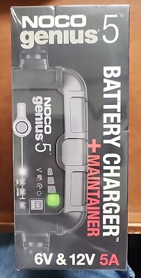 NOCO GENIUS 5 Battery Charger and Maintainer 5 Amp NEW