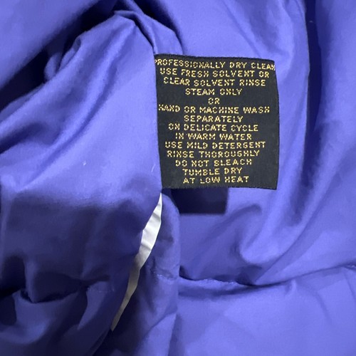 Vintage grüne Eddie Bauer 100% Gänsedaunenjacke Damen M, Reißverschluss Druckknopf Tasche - Bild 8 von 16