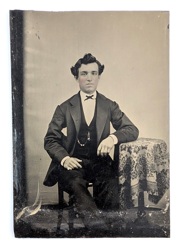 Foto Tintype uomo ben vestito con ottimi capelli - Foto 2 di 4