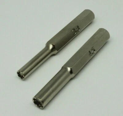 Sicherheits Schraubendreher Bits 3,8mm + 4,5mm Nintendo Sega