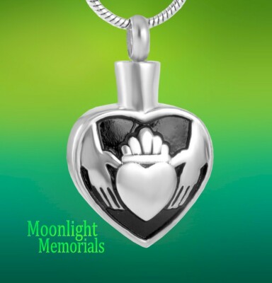 New Irish Claddagh Heart Cremation Urn Keepsake Ashes Memorial
