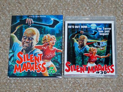 Silent Madness 3D Blu-ray 2020 Brand New with Slipcover Vinegar Syndrome