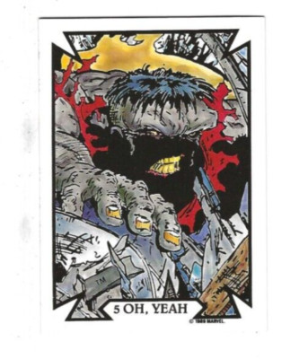 1989 TODD MCFARLANE Series I card #5 Oh Yeah