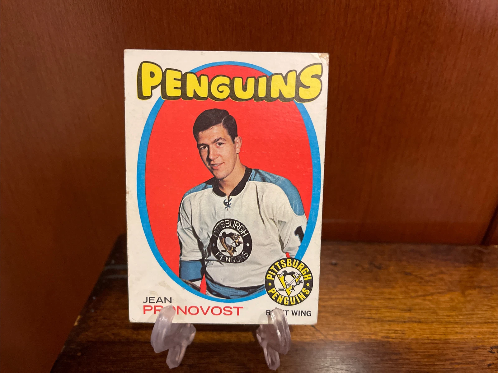 JEAN PRONOVOST 1971-72 Topps Hockey card #118 Pittsburgh Penguins