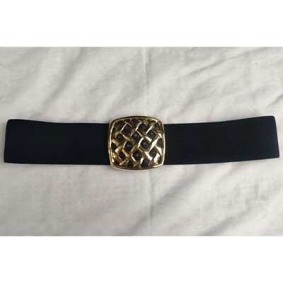 Day-Lor Women's Black/Gold Accessories/Belt 27'' Long SKU 3153