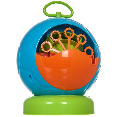 BUBBLE MACHINE MAKING BATTERY OPERATED PORTABLE INDOOR OUTDOOR TOY KID PORTABLE - Picture 8 of 10