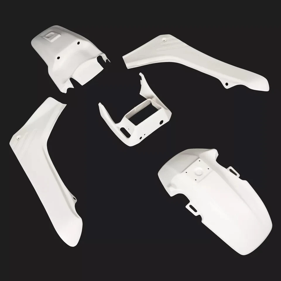 Juego de carrocería de carenado blanco kit completo de plástico para Honda TR200 Fat Cat 96-87 Foto 2 de 4