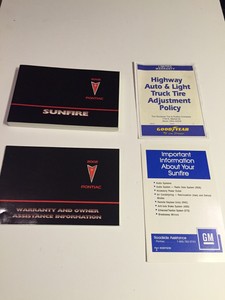 2002 Pontiac Sunfire Owners Manual