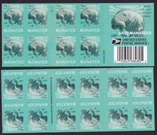 Scott #5851 Manatees Booklet of 20 Forever Stamps - MNH UV